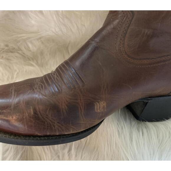 Ariat Sedona Men's Size 10.5 EE Brown Classic Leather Cowboy Western Boots - Picture 10 of 15